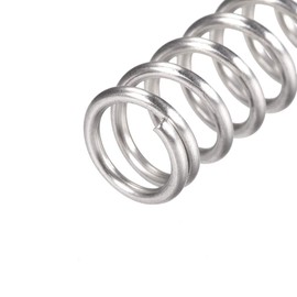 sourcing map Pack of 20 Compression Spring 304 Stainless Steel Compression Springs Spiral Spring Steel Spring 12 mm Outer Diameter 1.6 mm Wire Diameter 16.5 mm Compressed Length 30 mm Length 63.2N