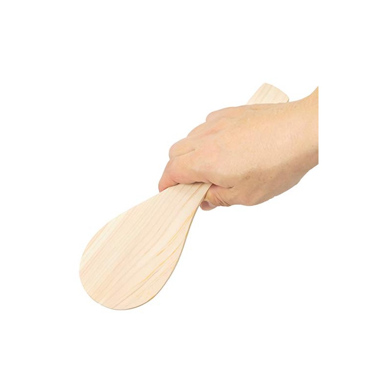 Umezawa 223241 Wooden Hinoki Rice Spoon, 9.4 inches (24 cm),