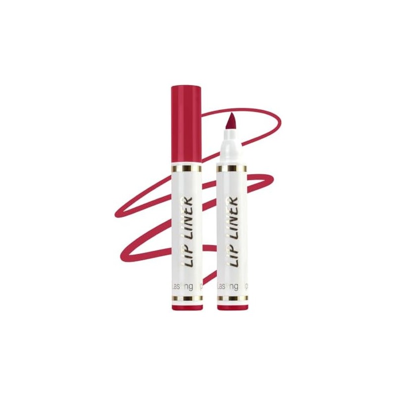 Erinde Lápiz Delineador de Labios Líquido, Resistente al Agua,#E01