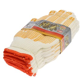 Otafuku Gloves Winter Thermal Gloves with Anti-Slip Slip [Tokubo Fleece-Lined Thermal Insulation] G-91 Free [Set of 5 Pairs]