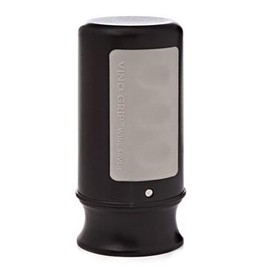 Franmara Vino Wine Saver Vacuum Pump and Stopper, Black, (Pack of 1) Rubberised Panel for Better Gripping