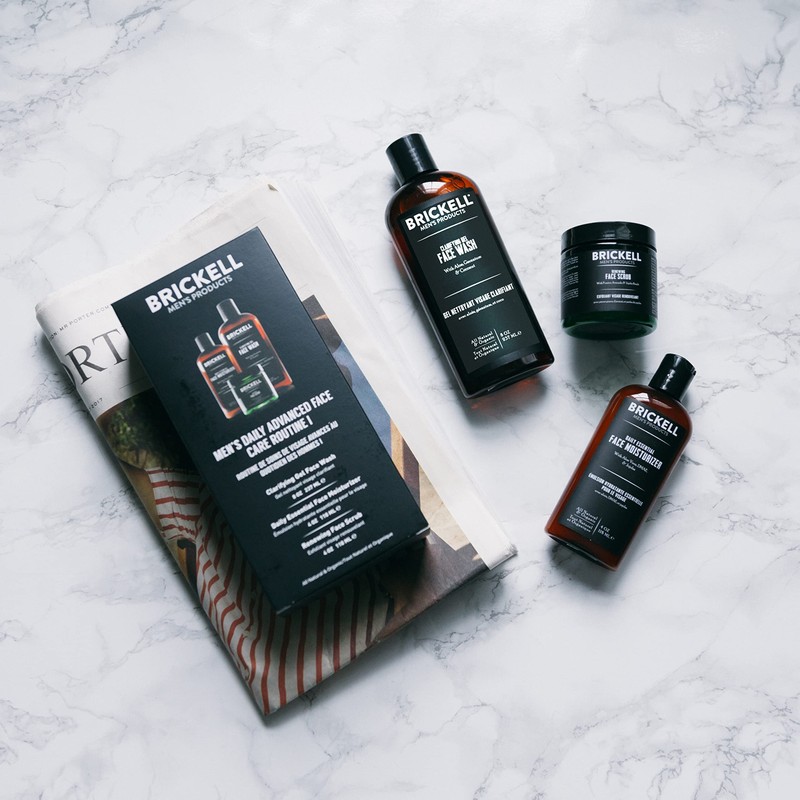 Brickell Men's Daily Advanced Face Care Routine I, Gel Facial