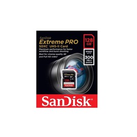SanDisk Extreme PRO 128GB SD Card Works with Canon Mirrorless Camera EOS R8 (SDSDXDK-128G-GN4IN) U3 V90 4K 8K Class 10 UHS-II Bundle with 1 Everything But Stromboli 3.0 Micro & SD Card Reader