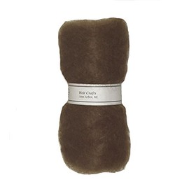 Brushed Mohair Yarn in Doll Hair Colors - 50 Gram Skein (Brunette)