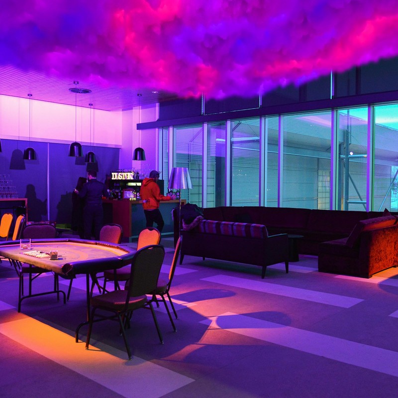 DAWELED 3D Thundercloud Ceiling Light, DIY Lightning Effects, RGB Color