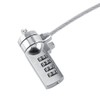 Notebook Security Lock, Silver Cable Chain Theft Deterrent Professional 4