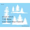 Stencils by Joanie Lodge Pine Trees Stencil Template Reusable 7