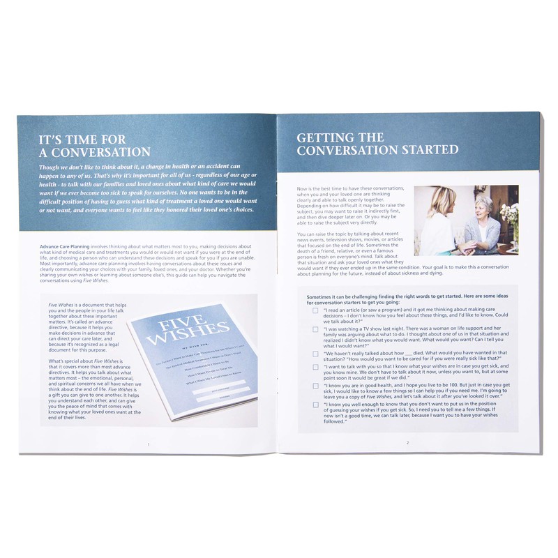 Five Wishes Advance Care Planning and Living Will - End