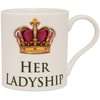 The Leonardo Collection Her Ladyship Fine China Mug, White