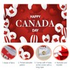 Happy Canada Day decorations Banner July 1, PILZUME Large Backdrop