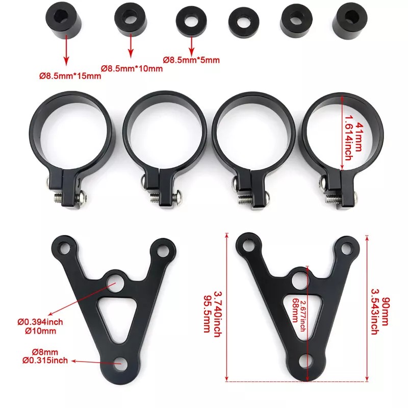 xitomer Motorcycle Bracket Front Fork Headlight Aftermarket Fit For Yamaha