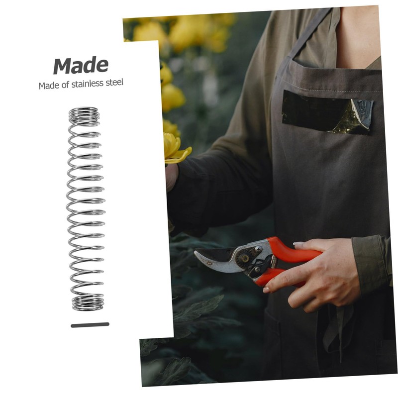 IWOWHERO 3Pcs Durable Stainless Steel Garden Pruner Springs Replacement for
