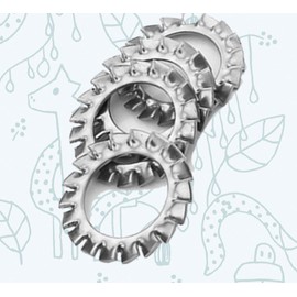 External Serrated Shakeproof Washer Lock Washers Stainless Steel DIN 6798A (Pack of 20) (M12 / 12mm)