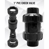 1'' True Union Check Valve, PVC Slip Swing Full Port