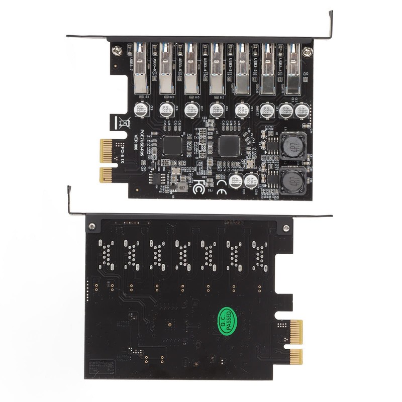PCIE to USB 3.2 GEN1 7 Port Expansion Card, PCI