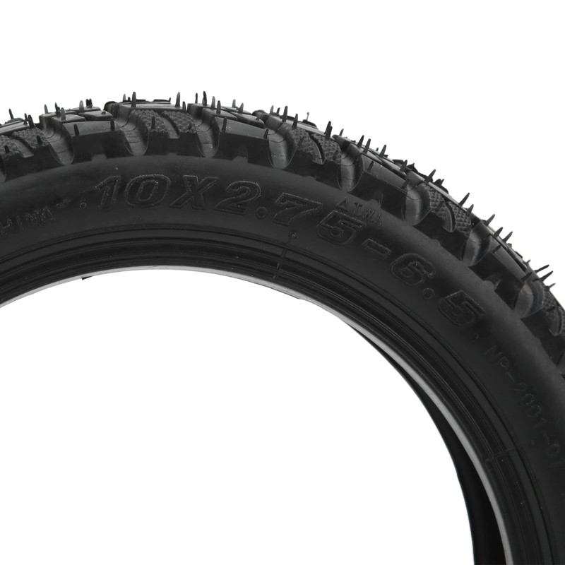 Focket Neumático Scooter Eléctrico 10x2.75-6.5, Off Road Tubeless 10 Pulgadas