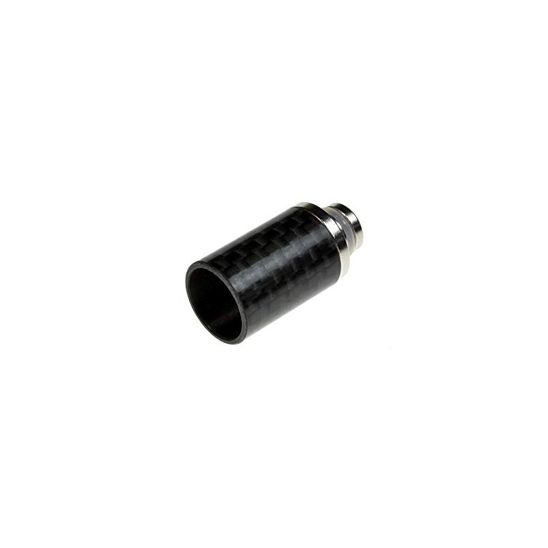 Armerah TCS14 510 Drip Tip e-cig Mouthpiece Tall/Carbon/Steel Single