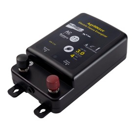 2025 New Tech 2 in 1 Electric Fence Energizer Charger Plug-in & 12V Battery, Waterproof & Safe Wide Coverage Energizer for Farms, Suburban Homes, Gardens, Livestock, Pets & More