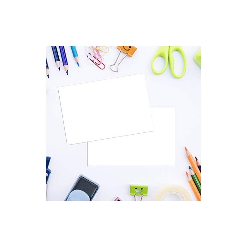 Home Advantage 4x6 Blank Index Cards - 50 Pack of