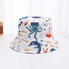Malaxlx Kids Bucket Sun Hat Cute Ocean Adventure Summer Outdoor