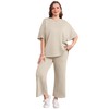 SAMPEEL Lounge Sets for Women Summer 2 Piece Outfits Wide