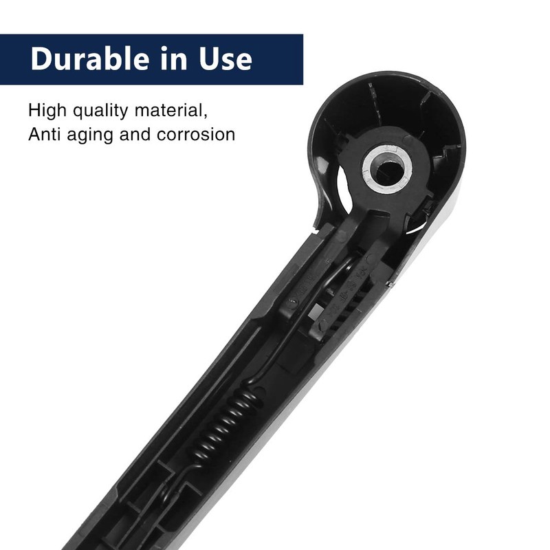X AUTOHAUX Car Rear Windshield Wiper Blade Arm Set 285mm