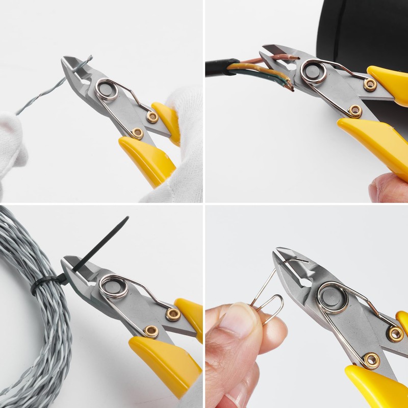 KATA 2Pack Micro Wire Cutters For Electronics Flush cutters, 5.5