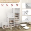 WEXCISE Portable Shoe Rack Organizer with Door, 48 Pairs Shoe