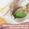 4Pcs Bamboo Matcha Whisk Set, Elegant Matcha Tea Set with