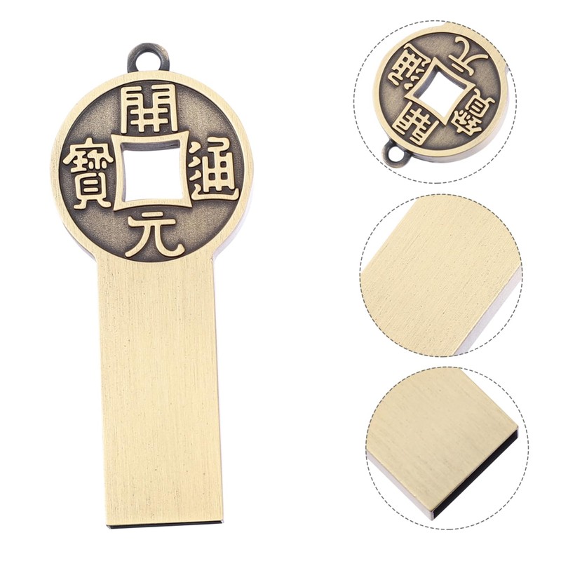 Gatuida 3sets Zinc Alloy USB Flash Drive Case Fashion Ingot