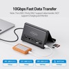 MacBook Docking Station Dual Monitor, USB C Dock Stand for