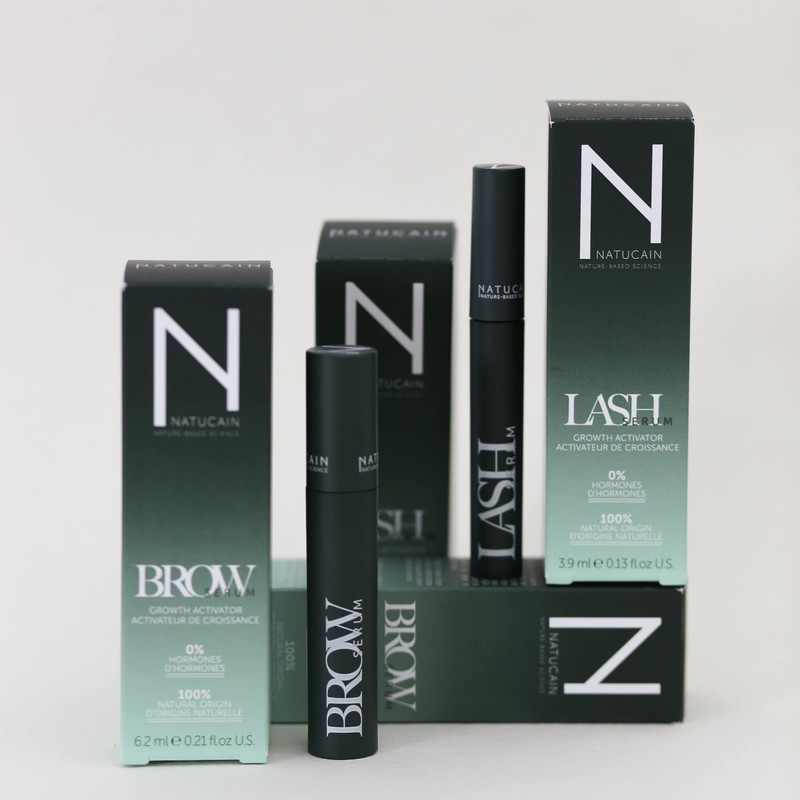 Natucain Eyelash Serum I Lash Serum for Longer Eyelashes I