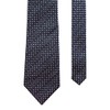 Extra Long Microfibre Tie Black/Mulit-Color Polyester XL Men's Necktie 63"