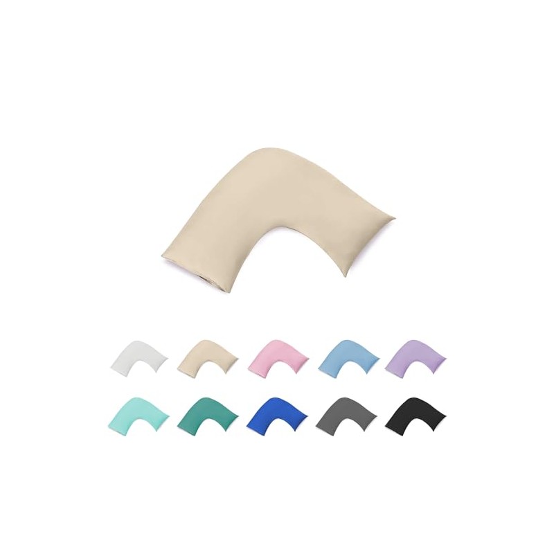 100% Cotton 300TC V Shape/U Shape/Boomerang/Tri Pillowcase/Maternity Support - Percale