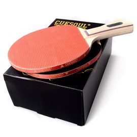 Black Scorpion CUESOUL-II Player Table Tennis Set with 2 Paddle and 4 Ball Retractable Net