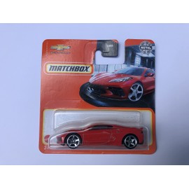 Matchbox 2021 40/100 2020 Corvette C8 Red (Short Card)