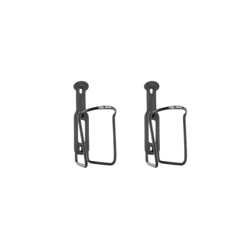 ZEFAL Pack Alu Plast 124 Bicycle Bottle Cage x 2