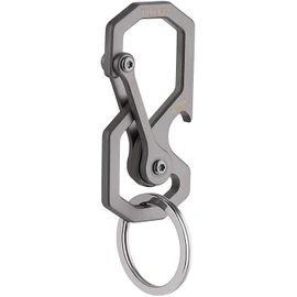 Tibitdeer Titanium Key Chain, Multifunctional Carabiner Keychain Heavy Duty Car Key Chains Organizer for Men and Women