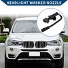Hihaha No.852070C020 Headlight Washer Nozzle for Toyota Sequoia 2008-2019 Front