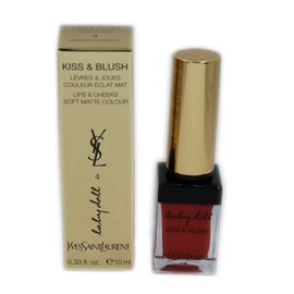 Yves Saint Laurent YSL BABY DOLL KISS & BLUSH LIPS & CHEEKS SOFT MATTE COLOUR 10ML #4 NIB