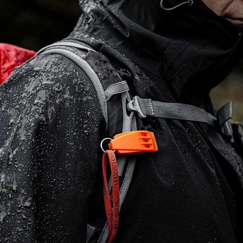 Lifesystems Sehr-laut Notfall Triple-Kammer Hurricane Pfeife mit Lanyard für den