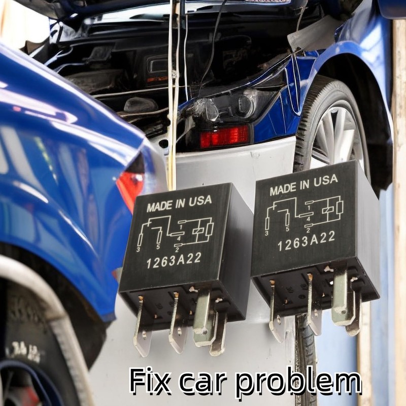 2pcs G8HE-1C7T-R1-DC12 5-Pin Car Relay