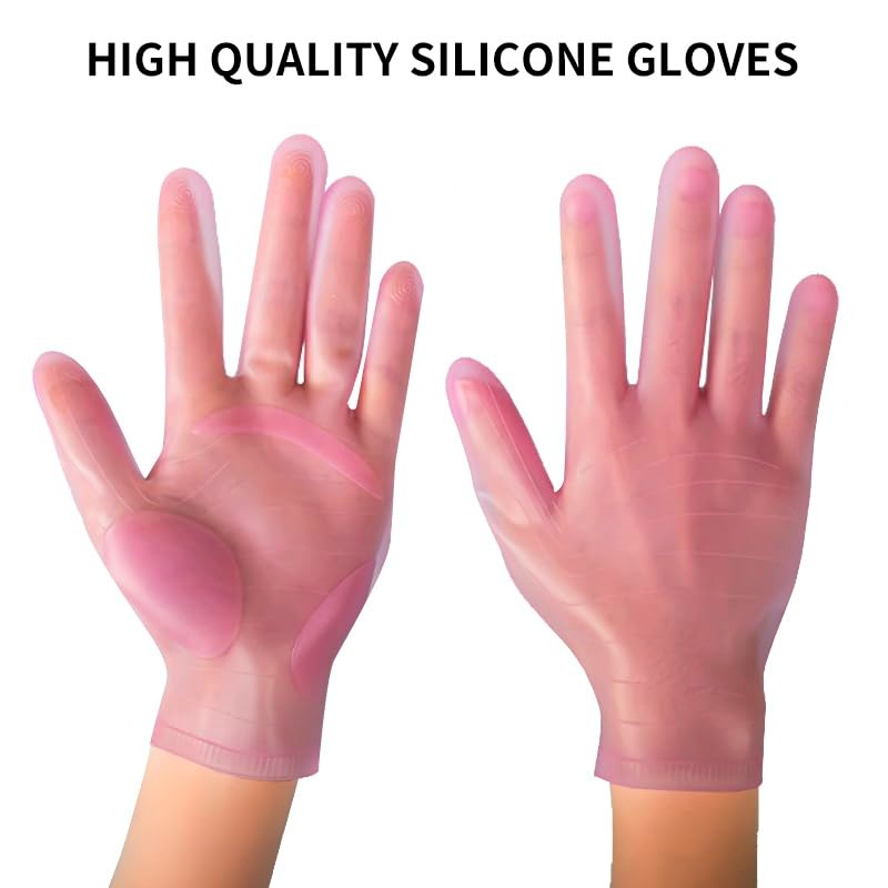 vodvob reusable silicone gloves, finger protectors for epoxy resin casting
