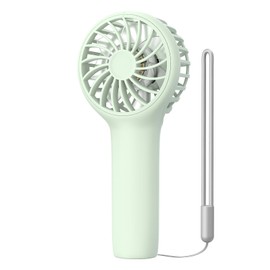 EasyAcc Mini Portable Fan,Handheld Fan,3 Speed Personal Small Makeup Fan 2000 Battery Hand Fan,Lightweight Washable USB Rechargeable Little Fan for Lash Stylish Girl Women Travel Gift Fan Green