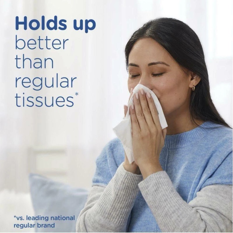 Puffs Plus Lotion Facial Tissue 4 Cube Boxes Pack Gentle