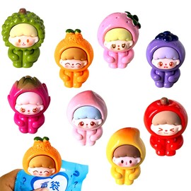SFODTN Funny Blind Box, 4 PCS Random Cute Figure, Mystery Bag Decorating, Cute Collectors Figures, Characters Figures Collectible, Surprise Gift for Children Adults