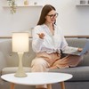 Dimmable Bedside Lamp, 3 Way Touch Control Table Lamp, Modern