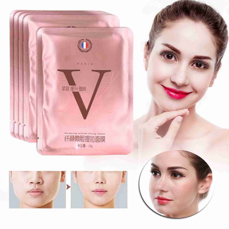 V Shaped Tightening Lifting Face Mask Chin Slimming Nourishing Firming