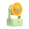 Desk Fan USB Charging Adjustable Angle Cute Portable Multifunction Air