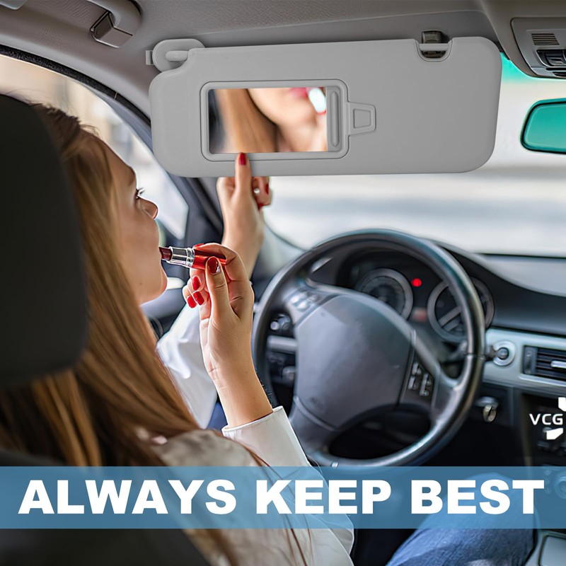 PHATRIP Driver Left Side Sun Visor Compatible with Hyundai Elantra